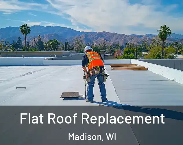  Flat Roof Replacement Madison, WI