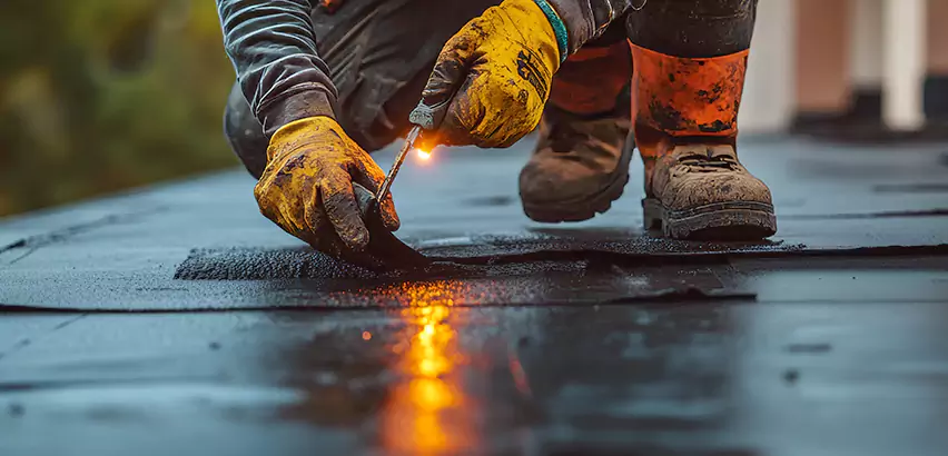 EPDM Roof Repair Tape Application in Madison