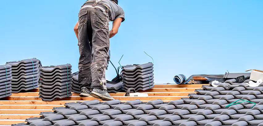 Replacing Tile Roof Underlayment in Madison