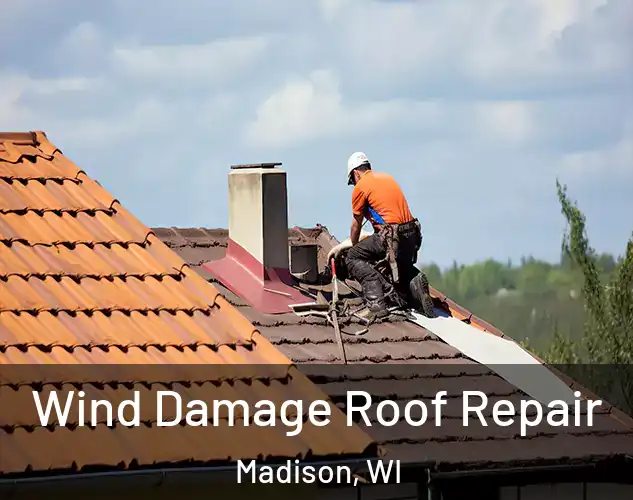  Wind Damage Roof Repair Madison, WI